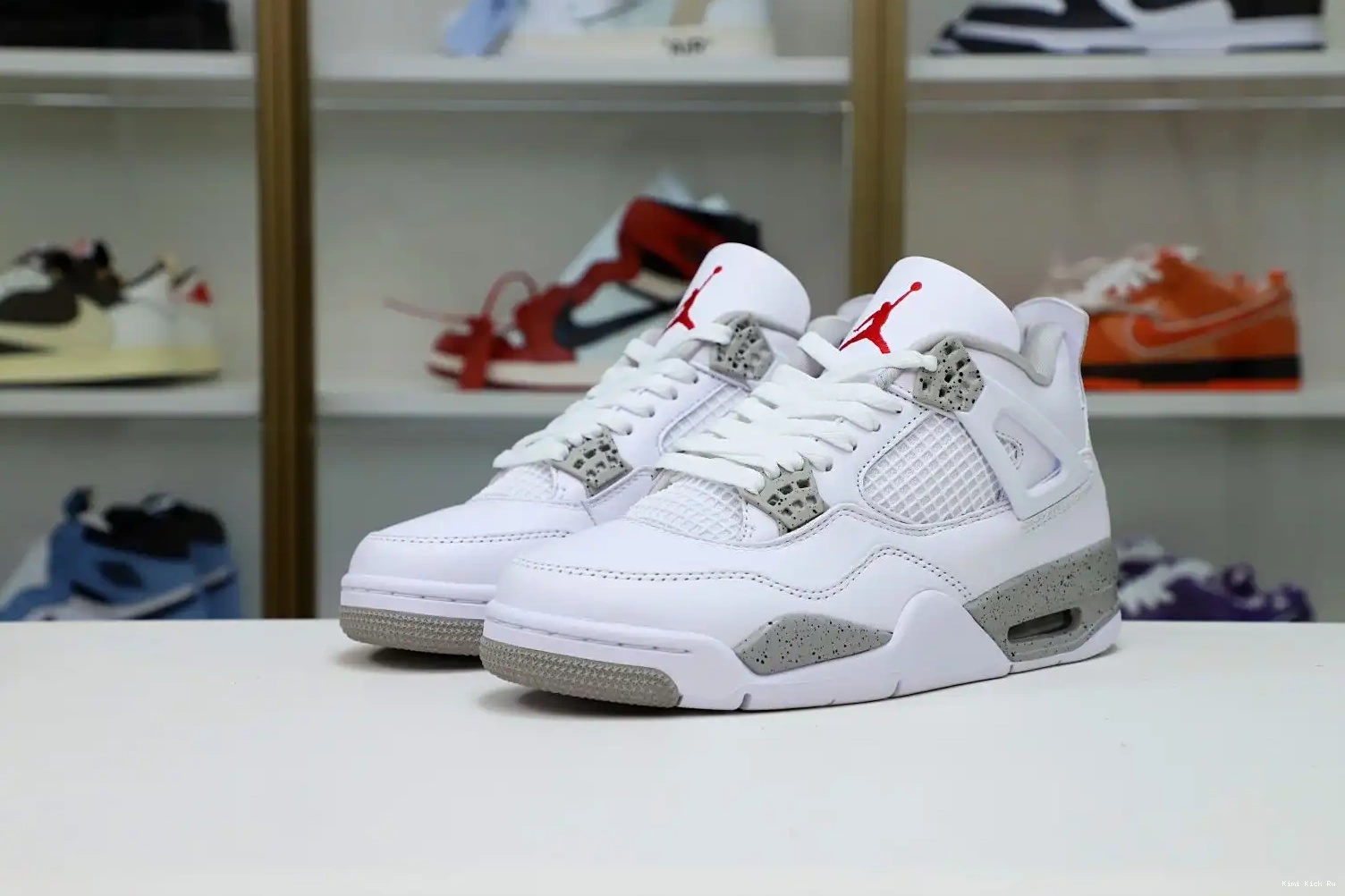 OREO' RETRO 4 'WHITE JORDAN AIR Kimikick 0430